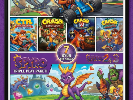 Crash™ Nitro Trilogy + Spyro™ Triple Play Paketi PS4 PS5