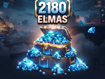 Free Fire 2180 Elmas